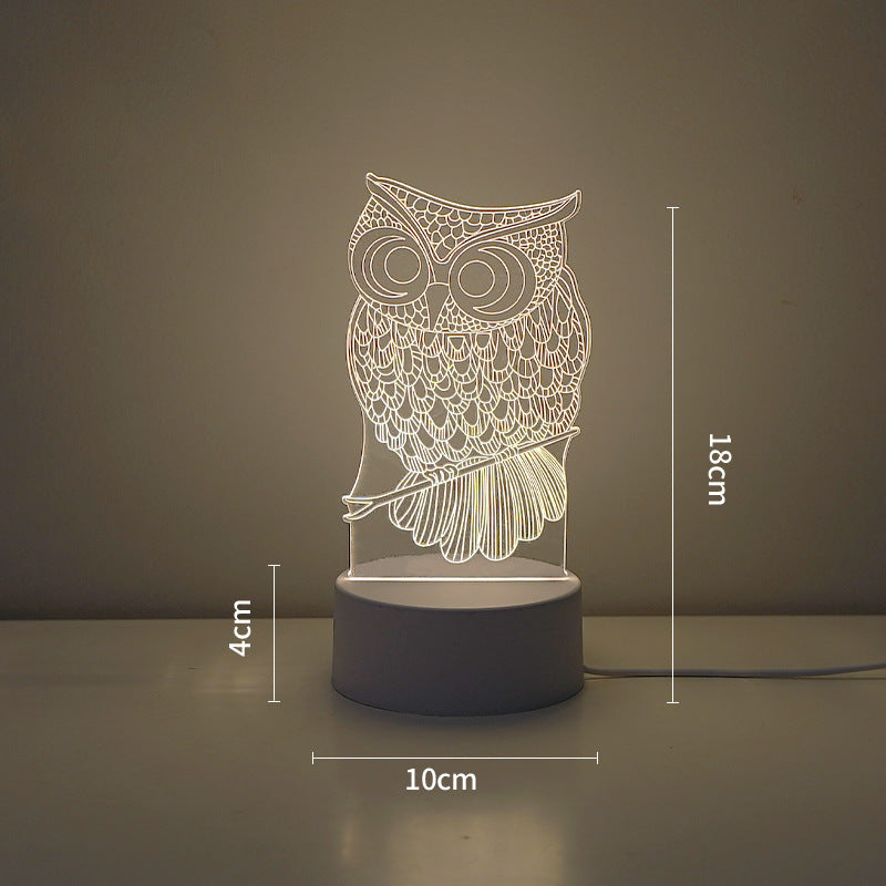 LED Tiger Figur Dekorative Lampe
