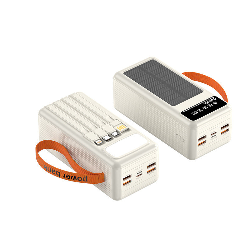 Multifunktionale Solar-Powerbank mit Digitaler Ladeanzeige Brehn