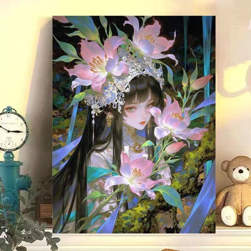Floral Fantasy Kunst Leinwanddruck Brehn