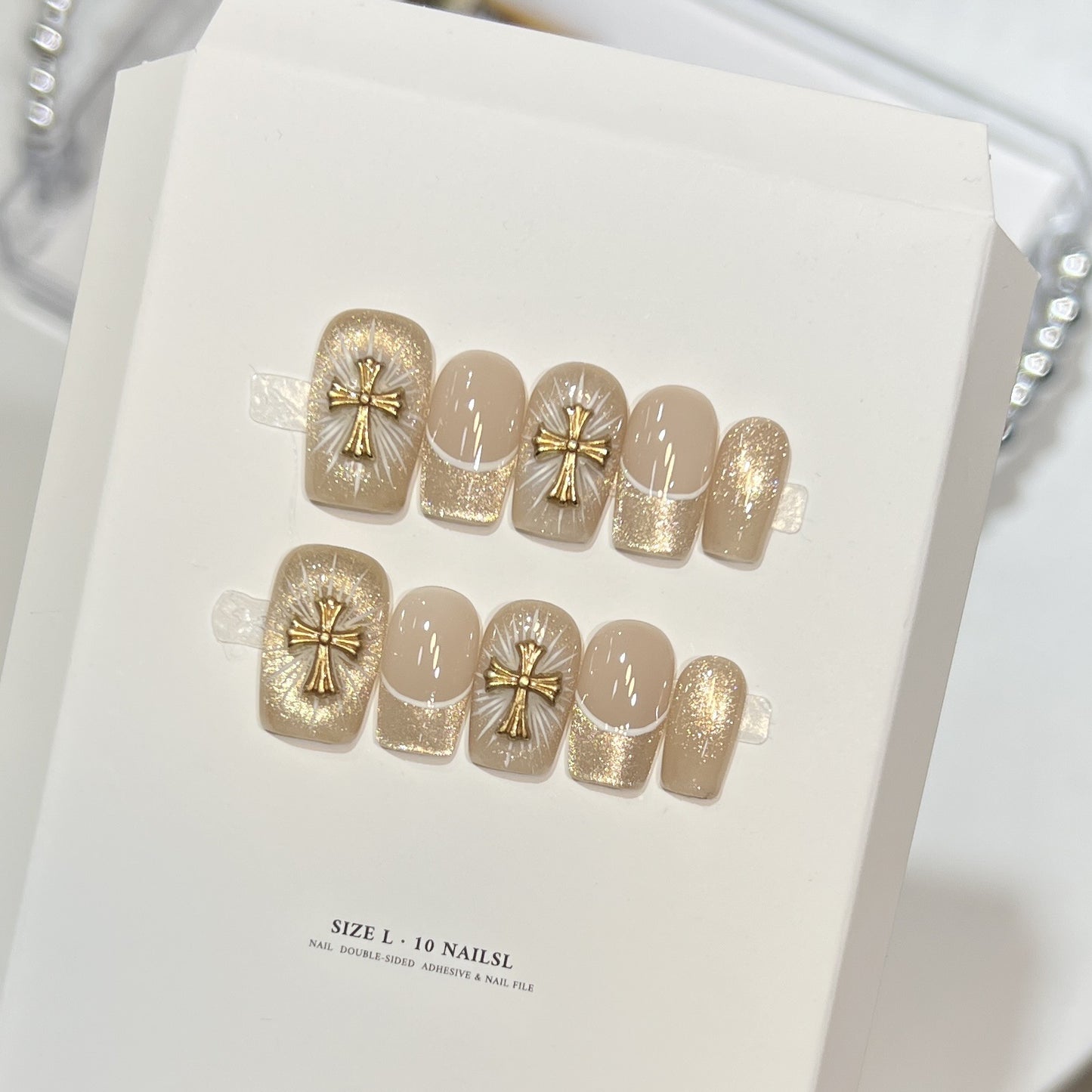 Elegantes selbstklebendes Nagelkunstset Brehn
