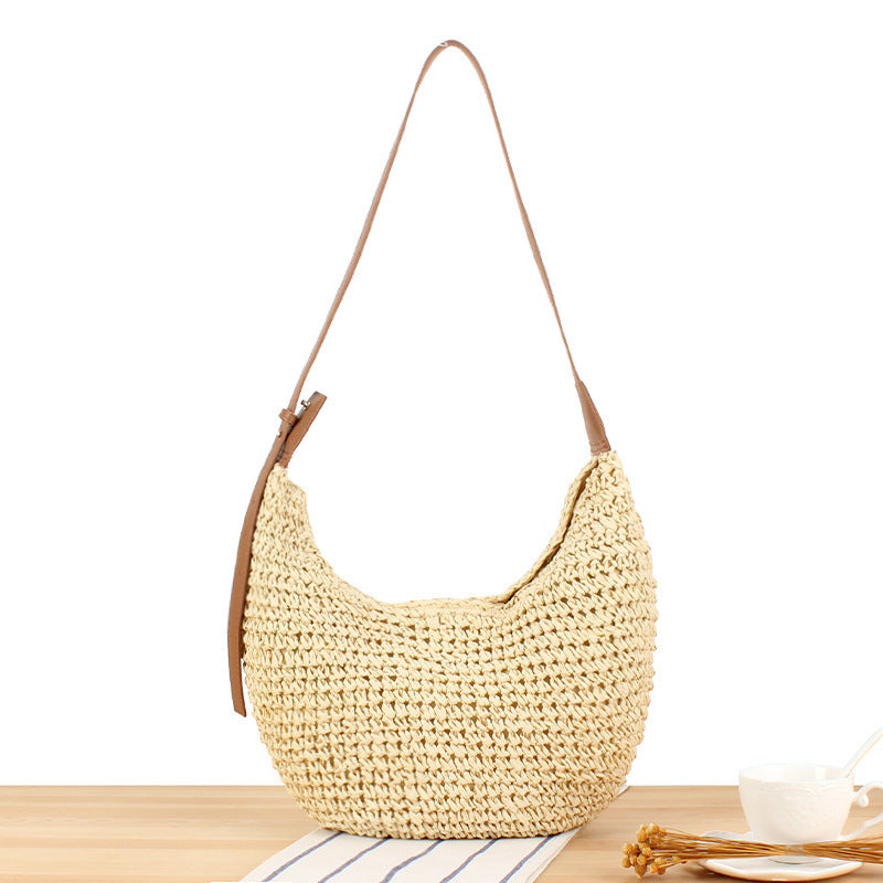 Schultertasche Aus Handgefertigtem Naturmaterial Brehn