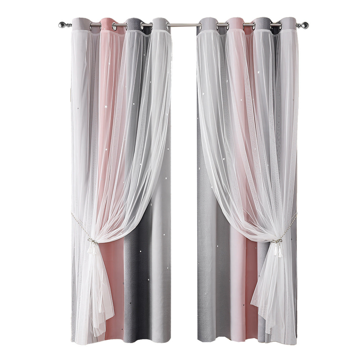 Bunte dekorative transparente Fenster Gardine