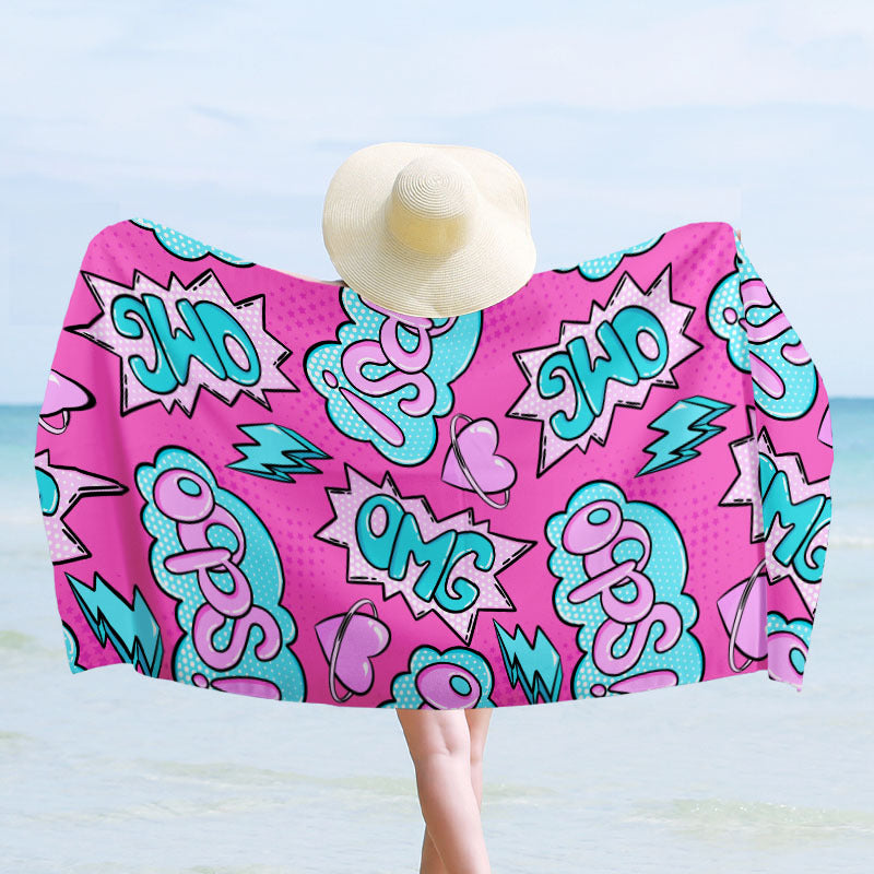 Strandtuch mit maritimem Design Brehn