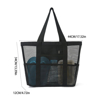 Geräumige Netz-Strandtasche Brehn