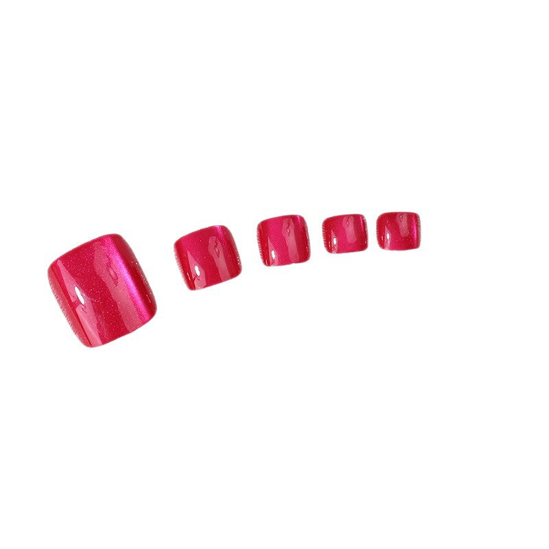 Elegante Glänzende Press-On Nagelset Brehn