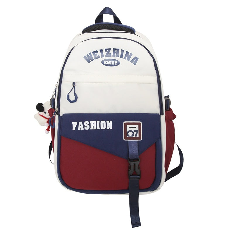 Fashion-Forward Mehrfach-Taschen Schulrucksack Brehn