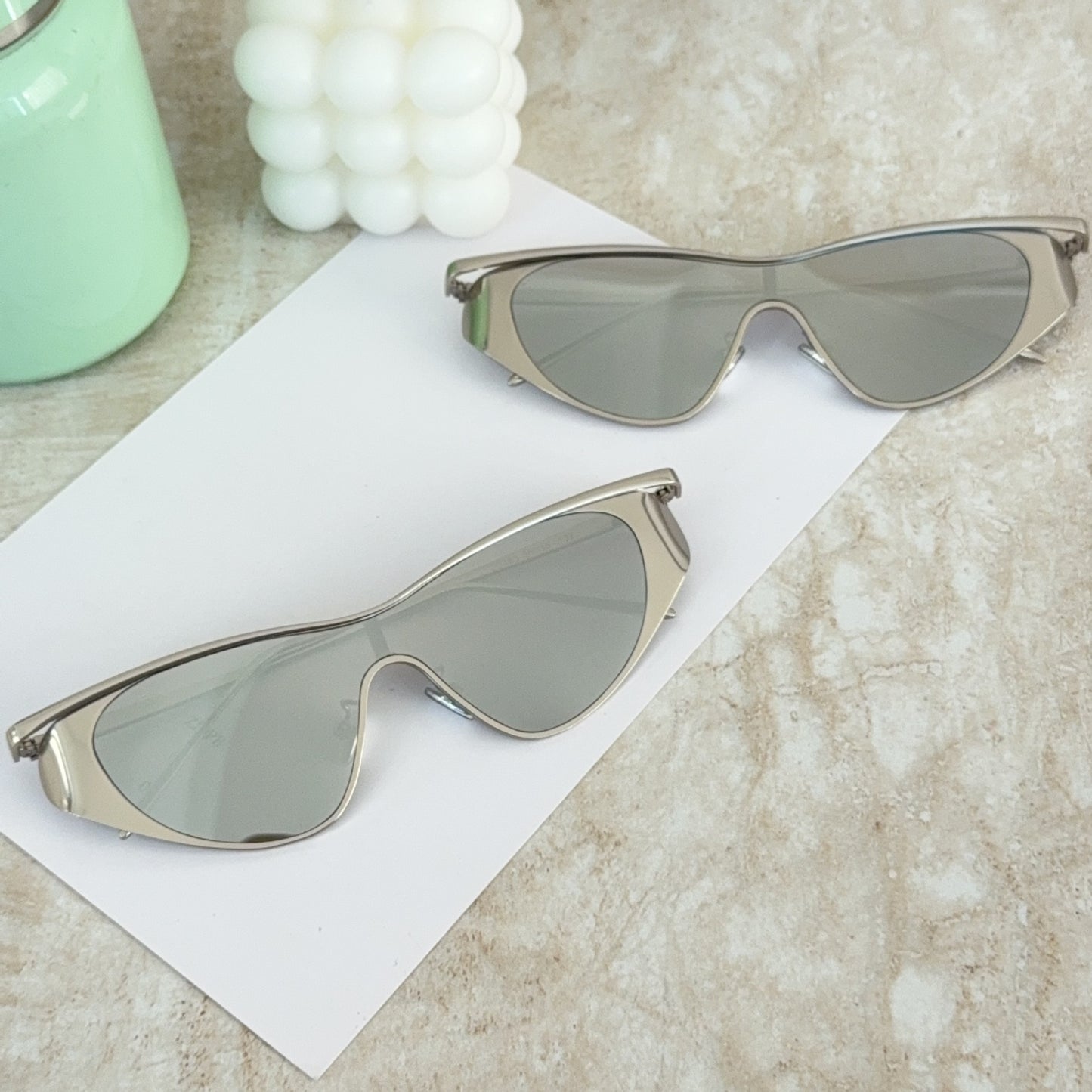Modebewusste Shield-Sonnenbrille Brehn