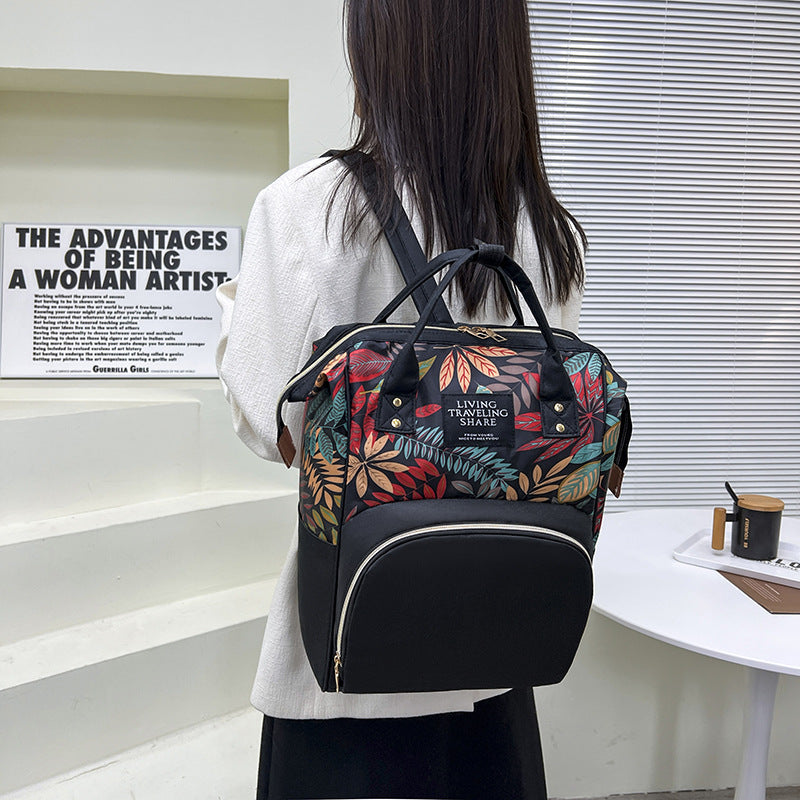 Blumendruck Multi-Funktions-Rucksack Brehn