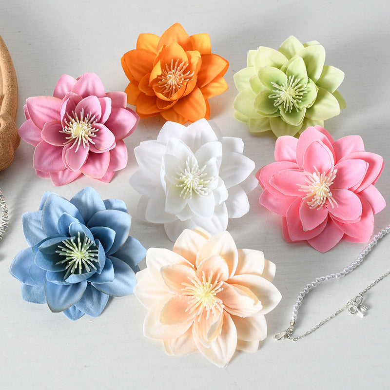 Elegante Seidenblumen-Haaraccessoires