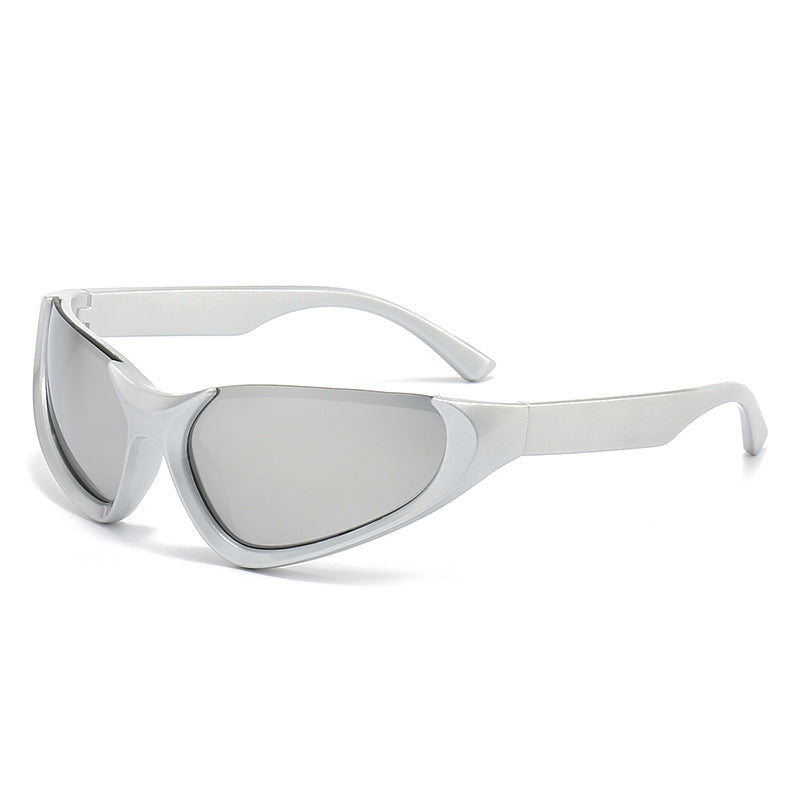 Damen sportive Sonnenbrille mit aerodynamischem Design Brehn