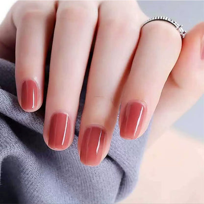Glänzendes Fashion Press-On Nagelset Brehn