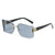 Elegante Übergroße Quadratische Sonnenbrille
