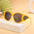 Damen moderne Cat-Eye Sonnenbrille mit einzigartigem Rahmen und UV-Schutz Brehn