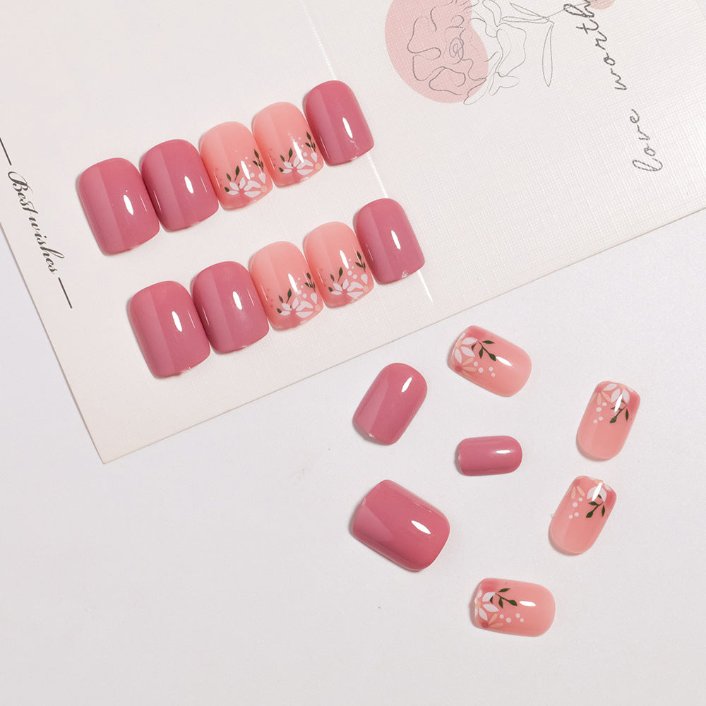 Künstlerisches florales Nageldesign Press-On Set Brehn