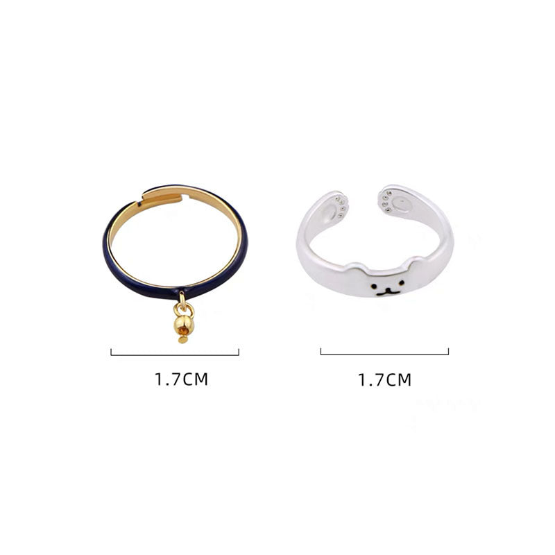 Süßes Tierpfoten-Ring-Set Brehn