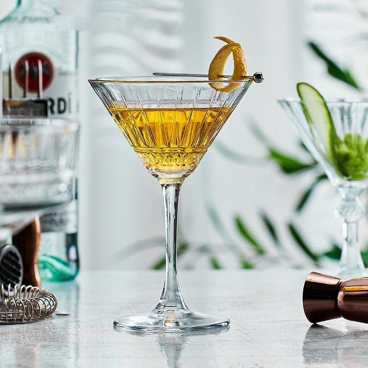Gemusterte Martini Cocktailgläser | Brehn