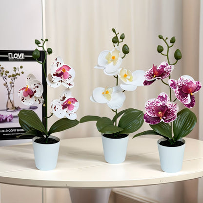 Realistische Künstliche Orchideenarrangement