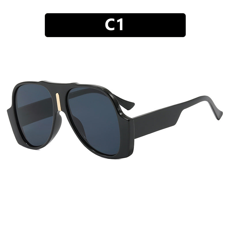 Damen quadratische Sonnenbrille mit einzigartigem tiermuster Rahmen und UV-Schutz Brehn