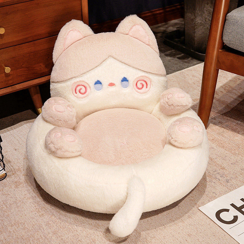 Kuscheliges Katzennest-Plüschbett für kleine Haustiere