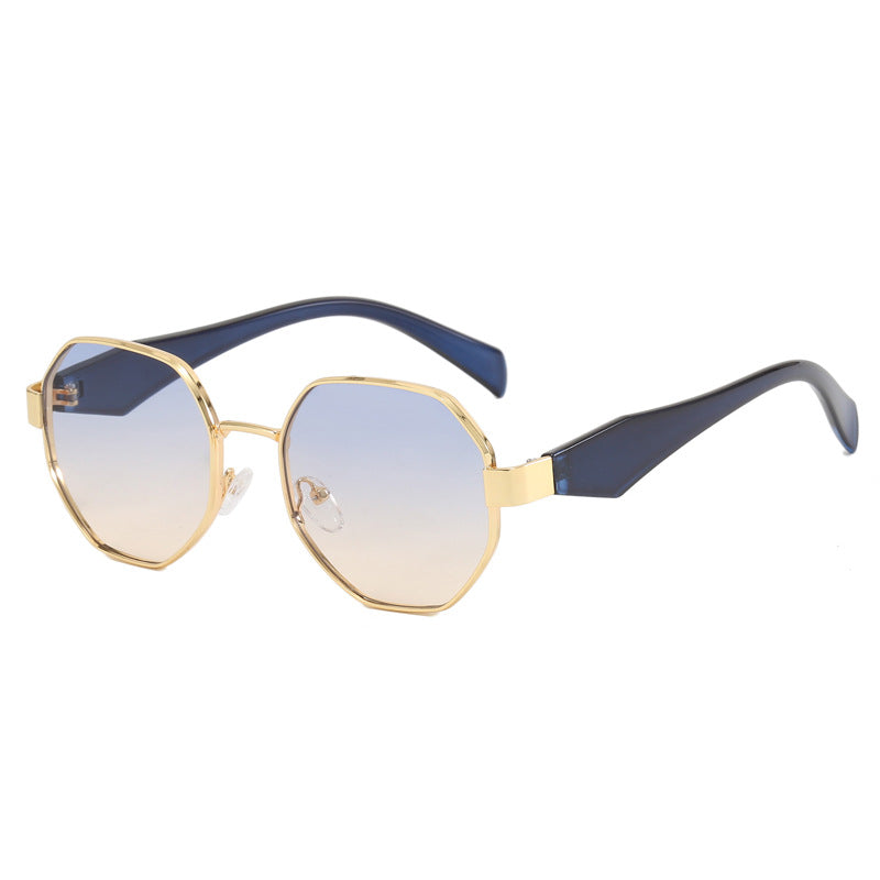 Damen modische Sonnenbrille mit hochwertigem rechteckigem Rahmen und UV-Schutz Brehn