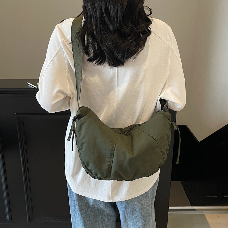 Lässige weiche Stoff Hobo Tasche Brehn