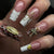 Premium dekoratives Press-On Nagelkunstset mit eleganten Leopardenmustern Brehn