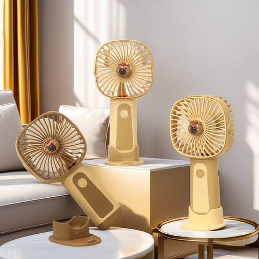 Damen Kompakter Handventilator mit Sprühfunktion und USB-Ladeoption Brehn