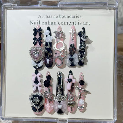 Künstlerische dekorative Nagelspitzen