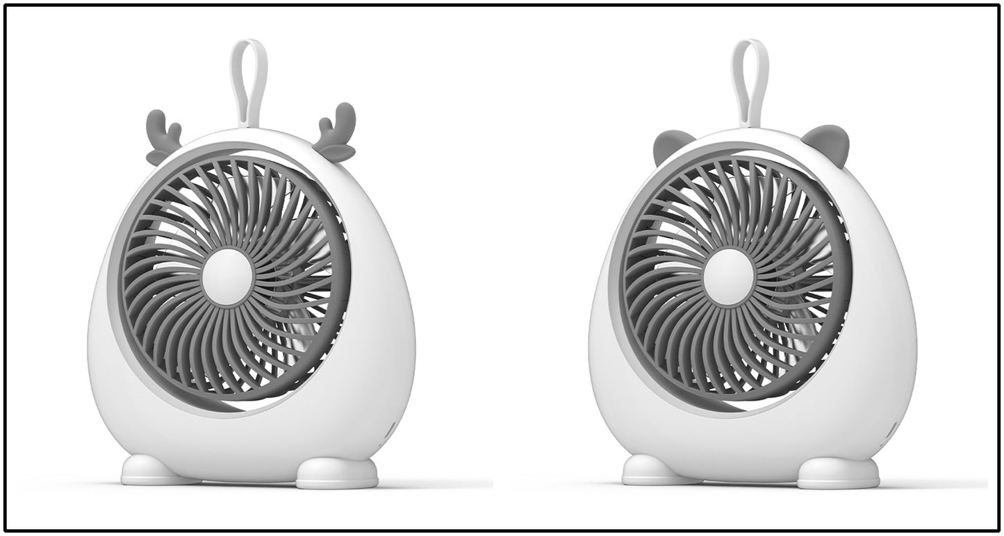 Damen Tragbarer Ventilator im niedlichen Tierdesign Brehn
