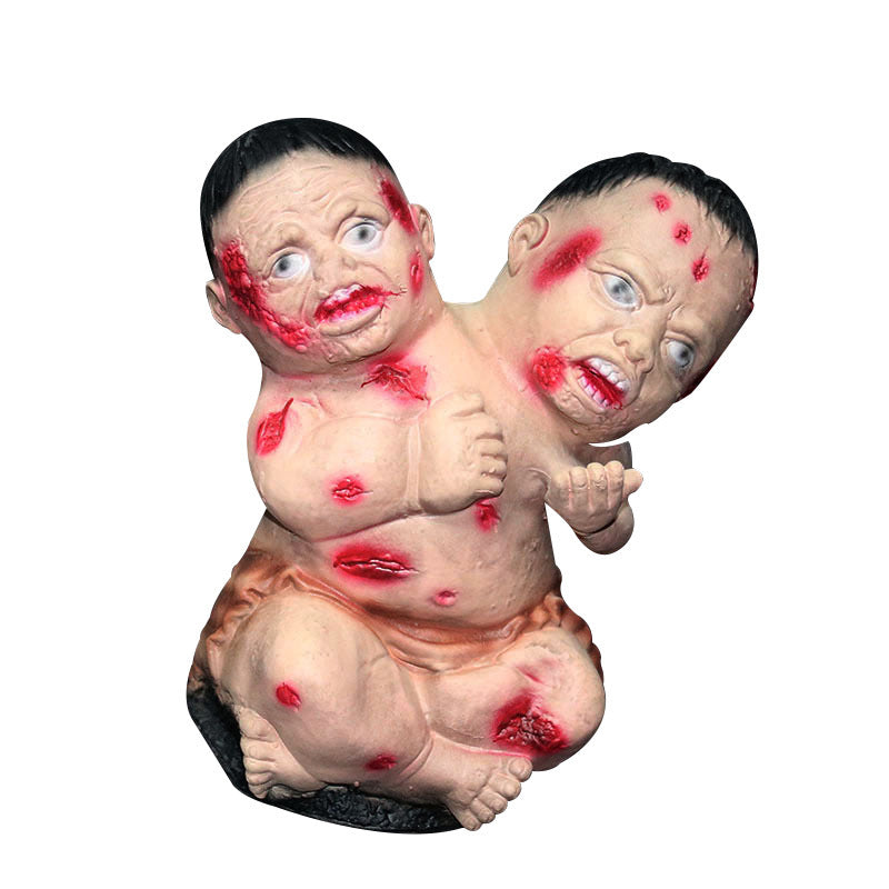 Scared Zombie Baby Deko Brehn