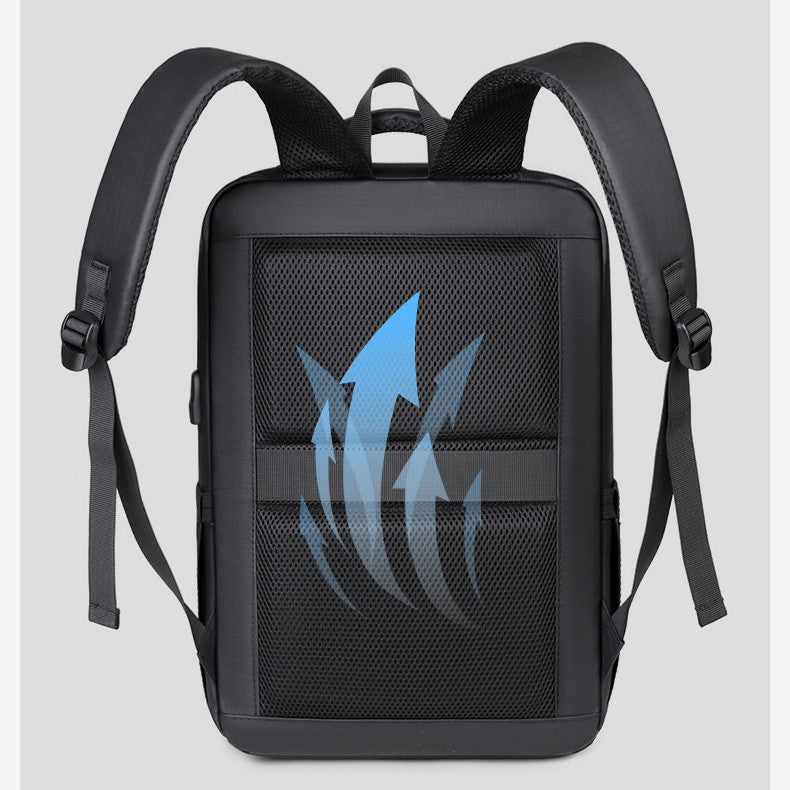 Moderner Laptop-Rucksack mit Integriertem Sicherheitssystem und Durchdachtem Innenraum Brehn