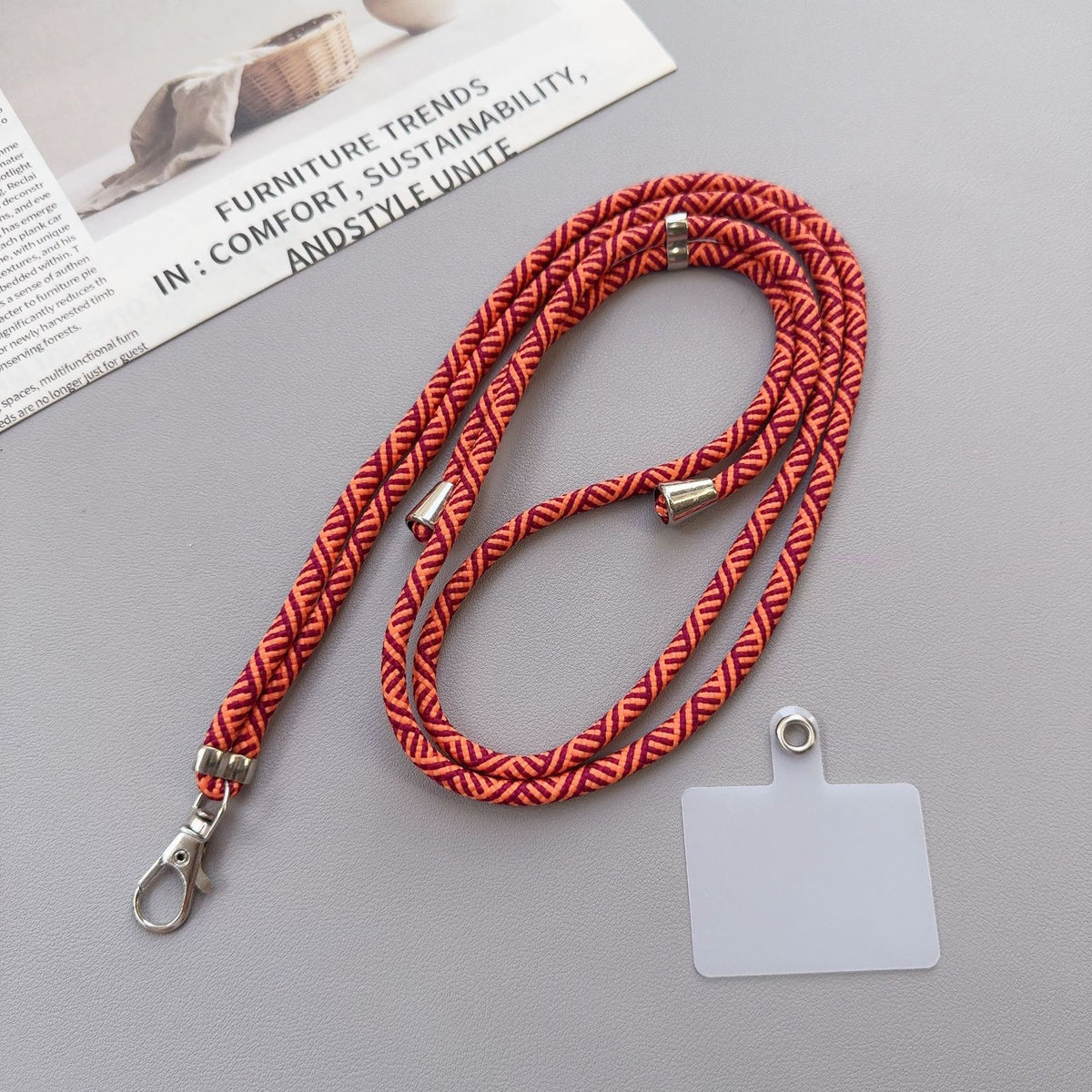 Geflochtenes Band mit Gravurclip Brehn