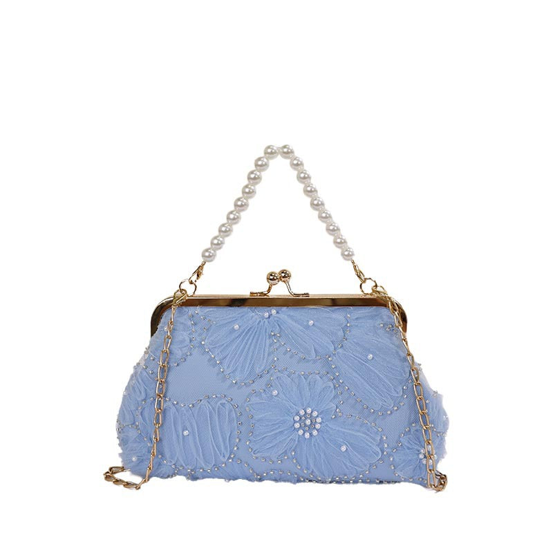 WoElegant Beadierte Abend Clutch Brehn