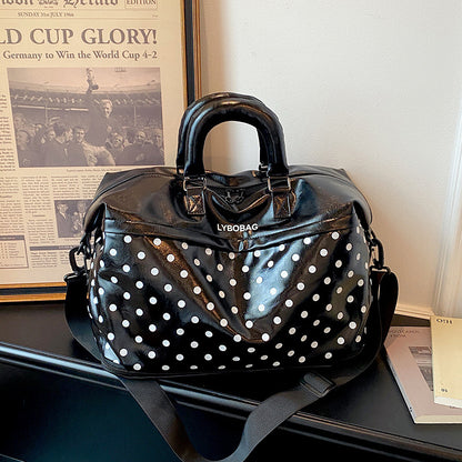 Stylische gepunktete Reis-Duffel-Tasche Brehn