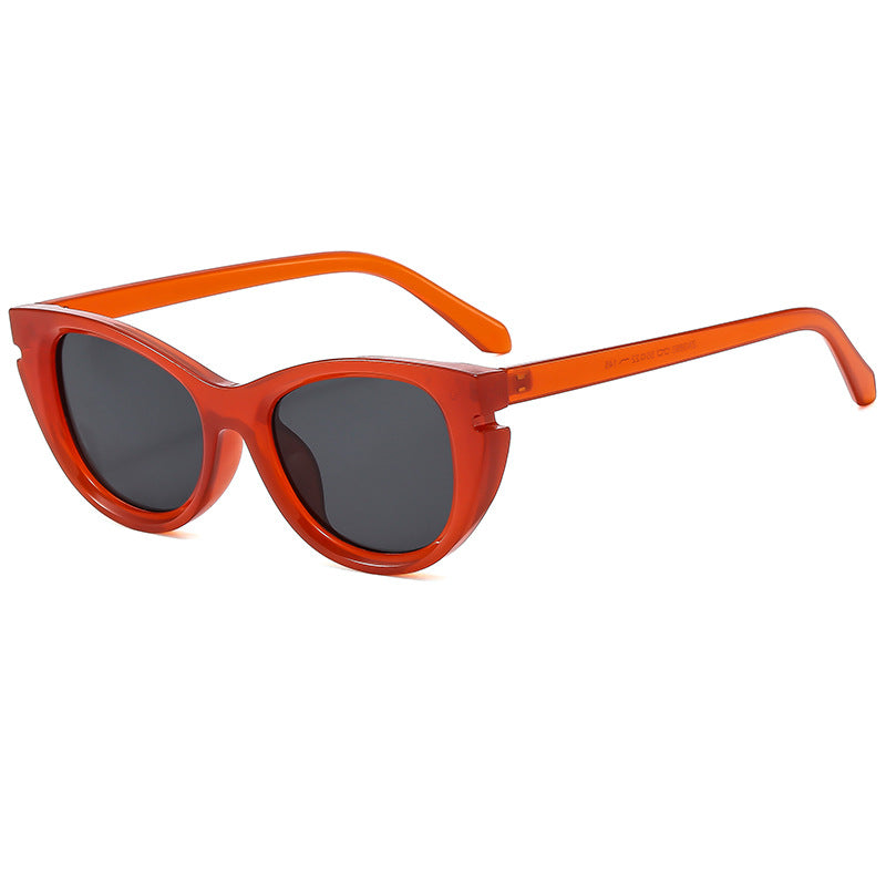 Damen Cat-Eye Sonnenbrille mit robustem Kunststoffrahmen Brehn