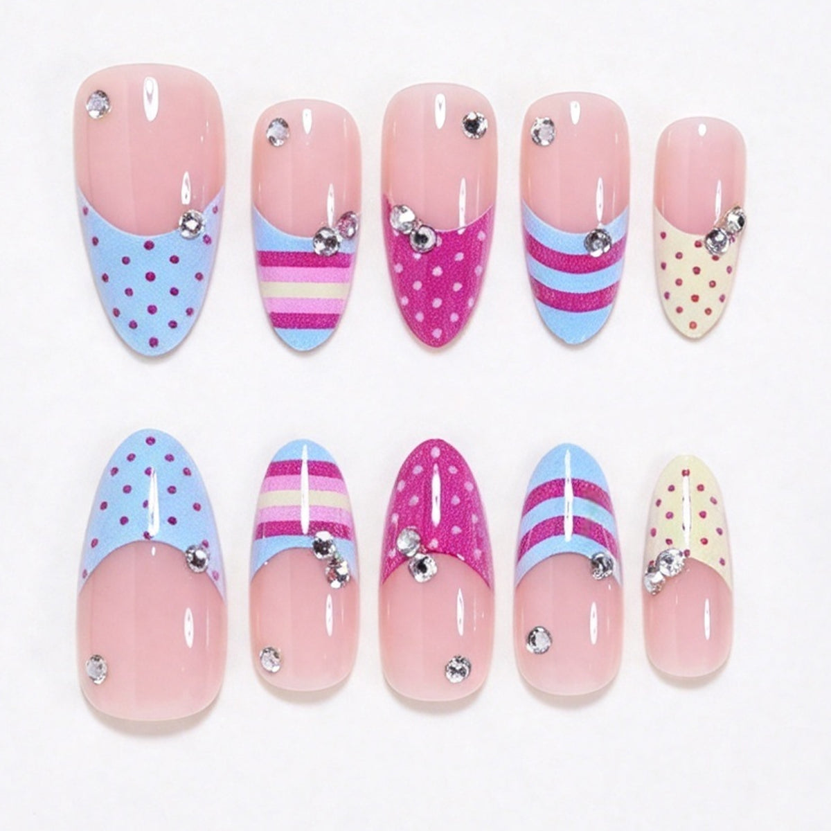 Dekorative Stiletto Nagelkunst Tipps Brehn