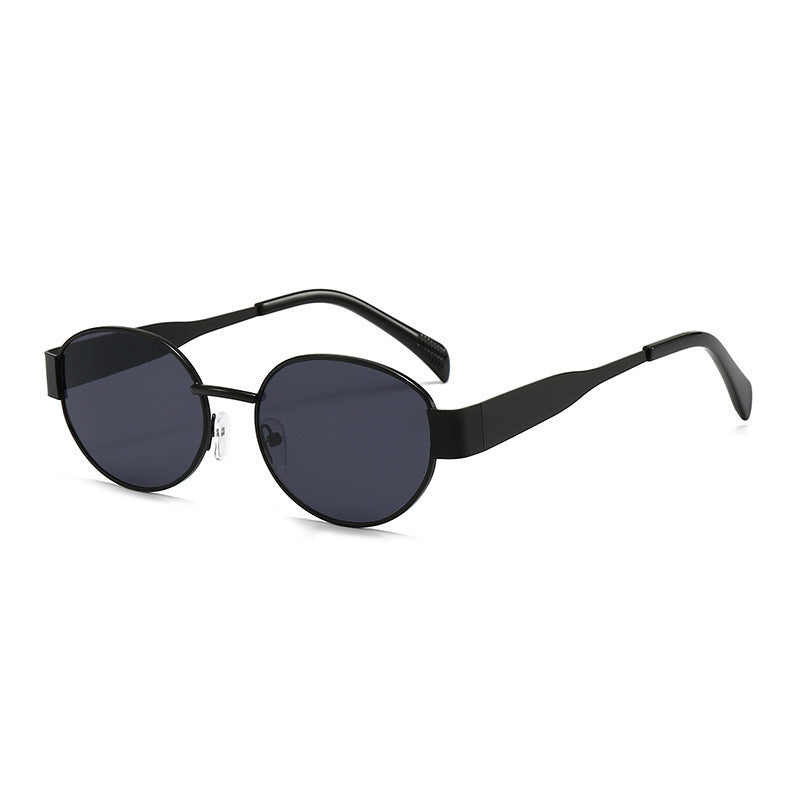 Damen modische Sonnenbrille mit elegantem Metallrahmen Brehn