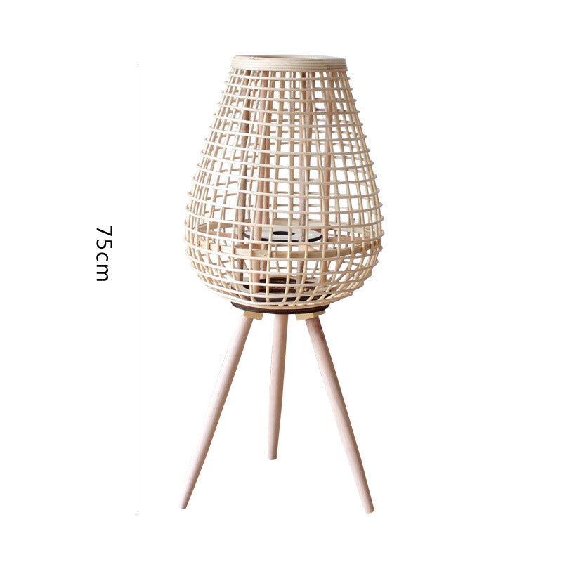 Dekorative Rattan-Laterne Brehn