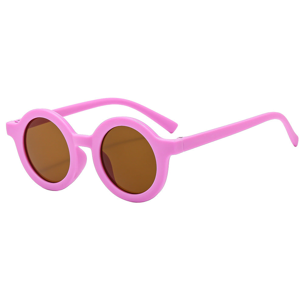 Damen ausgefallene runde Sonnenbrille Brehn
