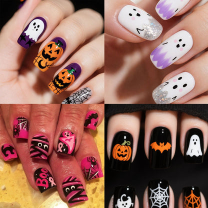 Gothic Floral Nagelkunst Design Brehn