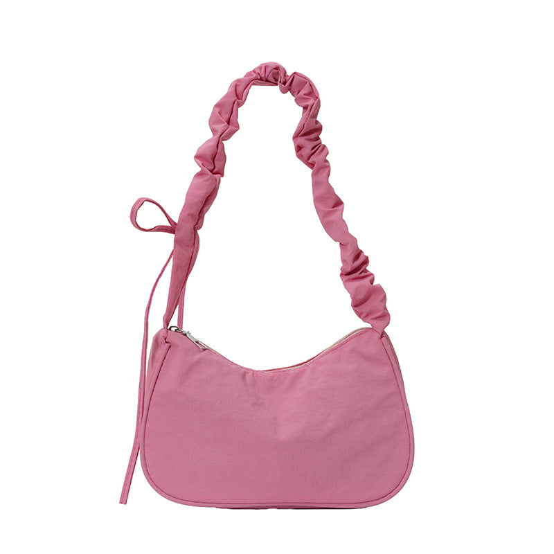 WoTexturiertes Stoff Sling Bag Brehn