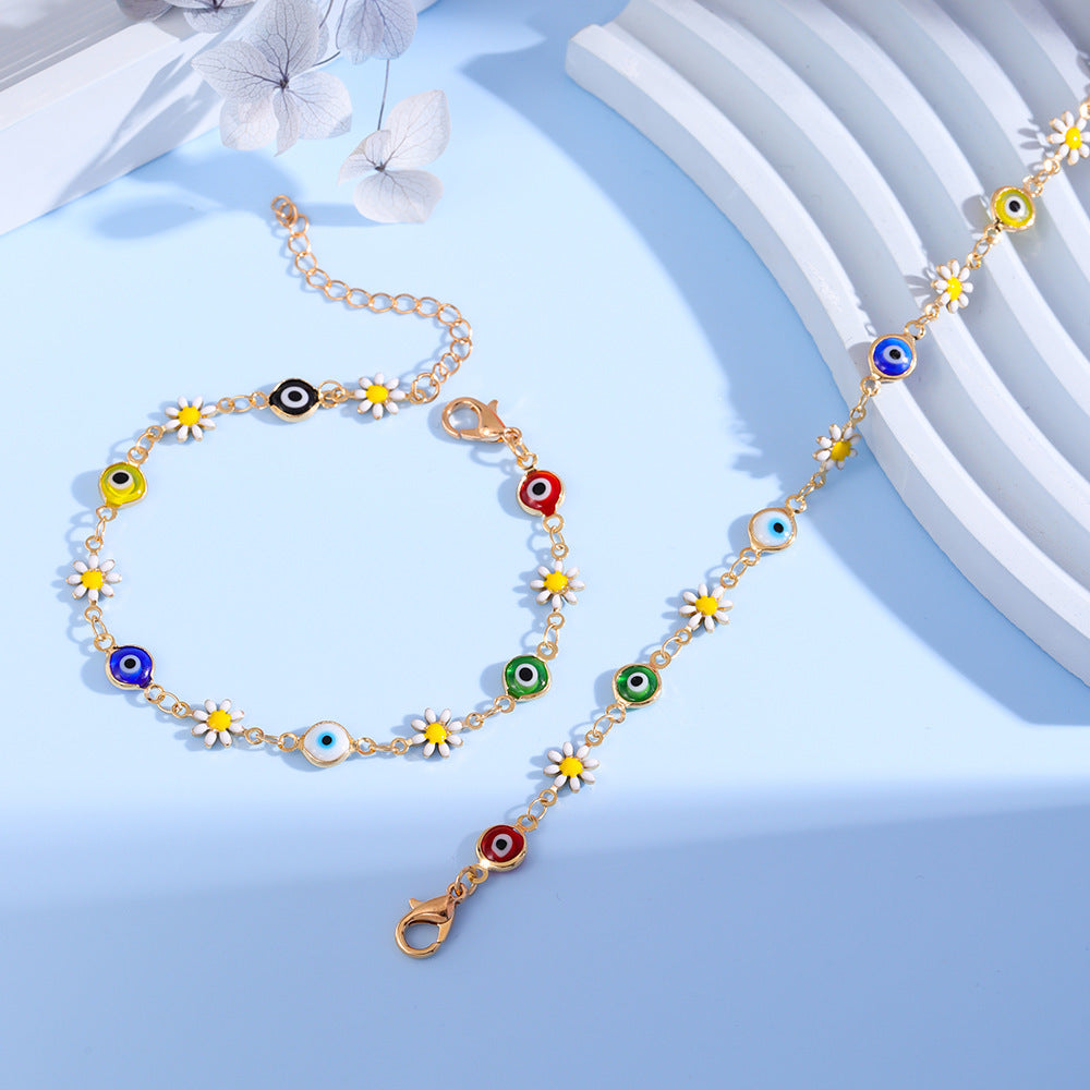 Charmante Daisy und böse Augen Armband Brehn