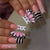 Künstlerisches Schmetterling Nageldesign Brehn