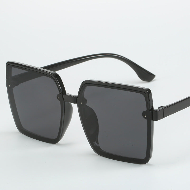 Damen Oversized Sonnenbrille mit quadratischem Rahmen Brehn