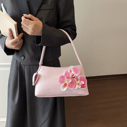 Floral Accent Handtas