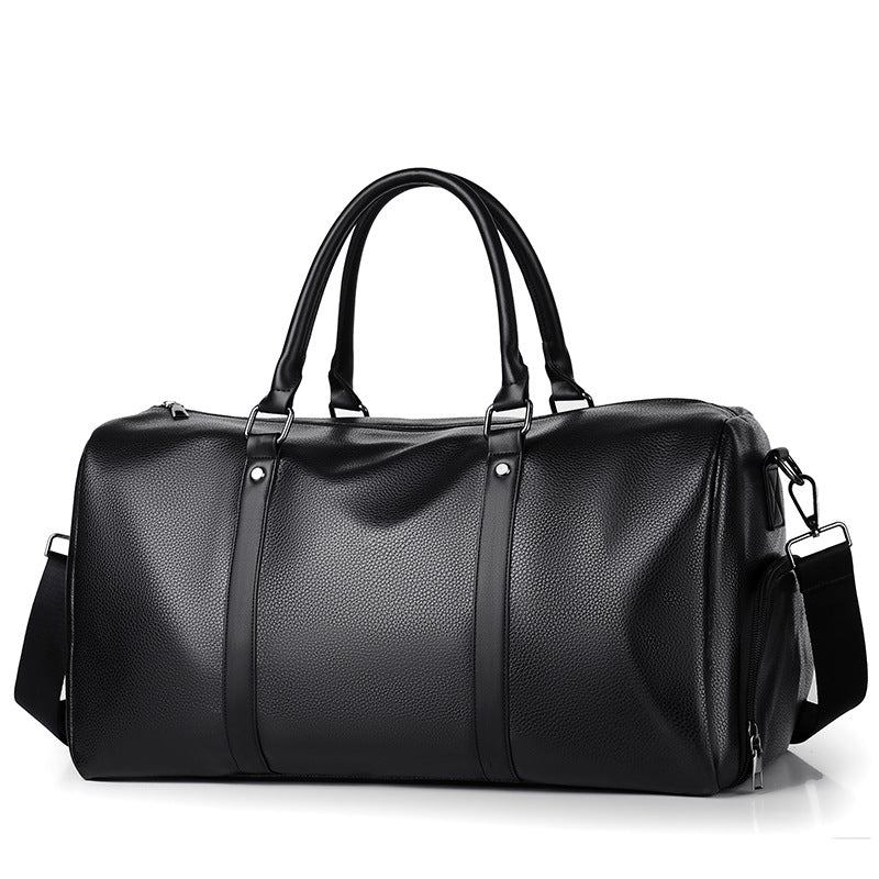 Premium Leder Reise Duffle Brehn