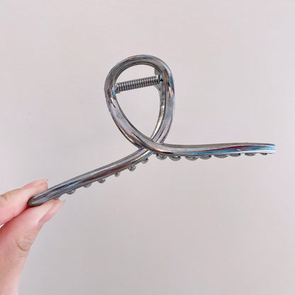 Eleganter Chrome-Haarclip Brehn