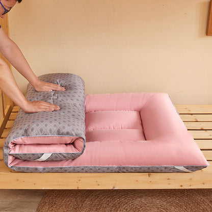 Japanischer Futon-Topper aus Mikrofaser mit dreifach faltbarem Design und hoher Punktelastizität