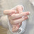 Kunstnagelset mit eleganten Blumenapplikationen und exquisite Glitzerverzierungen Brehn