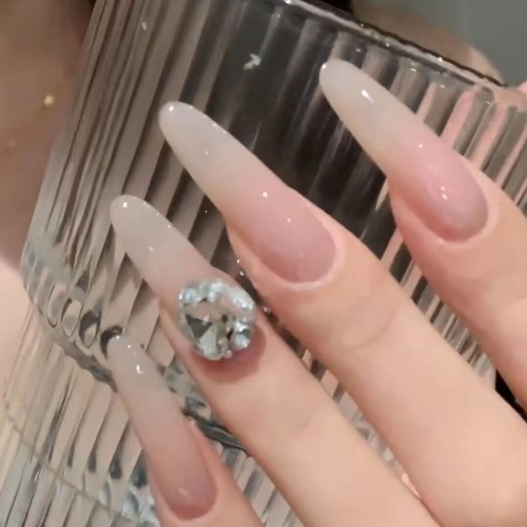 Ombre Stiletto Press-On-Nagelverlängerungen Brehn